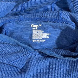 Blue Thermal Hoodie
